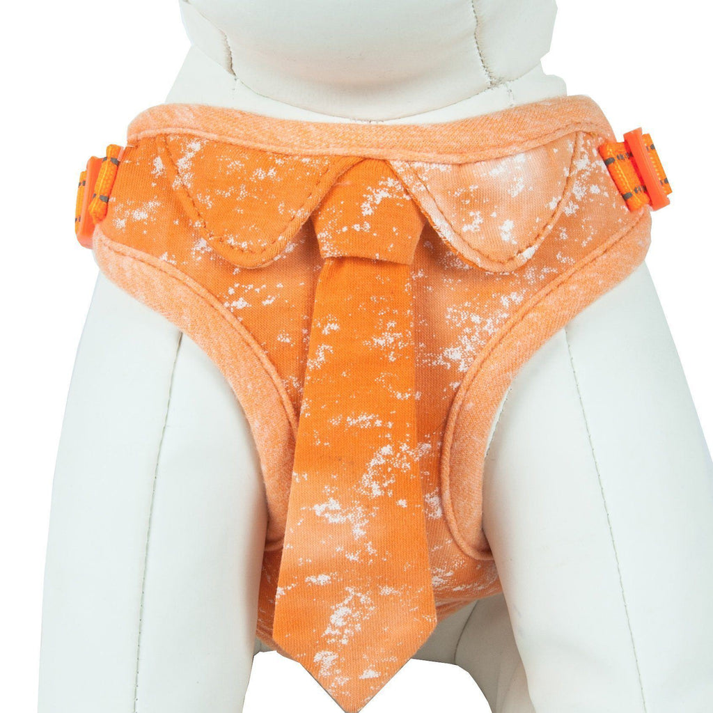 Bonatied Mesh Adjustable Dog Harness with Designer Neck Tie
