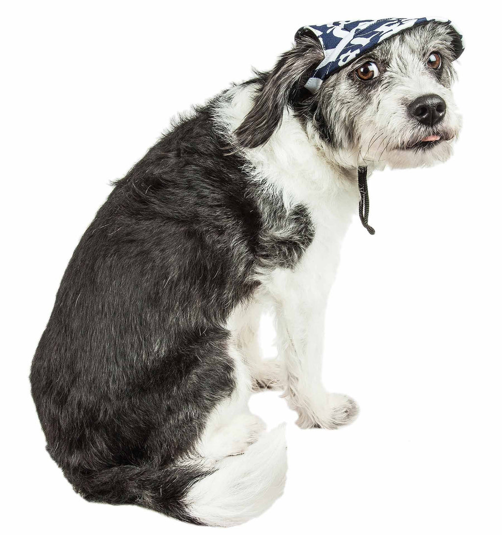 Bone Cappa Graffiti UV Protectant Adjustable Dog Hat Cap