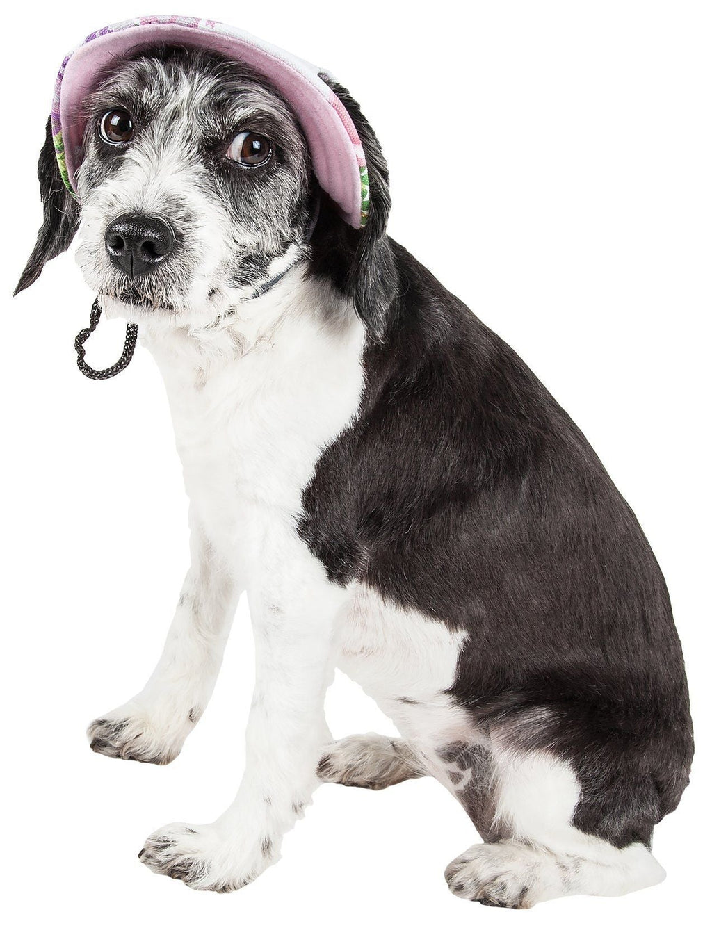 Botanic Bark Floral UV Protectant Canopy Brimmed Dog Hat Cap