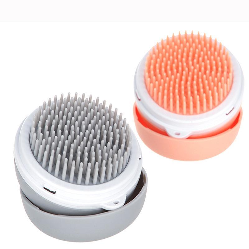 Bravel 3-in-1 Travel Pocketed Dual Grooming Brush and Pet Comb