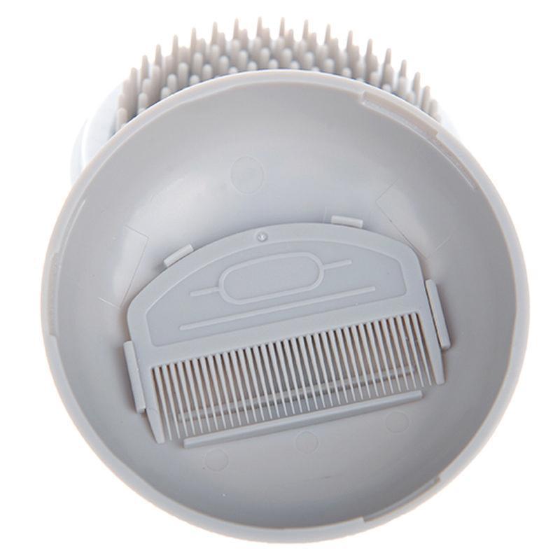 Bravel 3-in-1 Travel Pocketed Dual Grooming Brush and Pet Comb