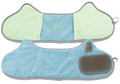 Bryer 2-in-1 Hand-Inserted Microfiber Pet Grooming Towel and Brush
