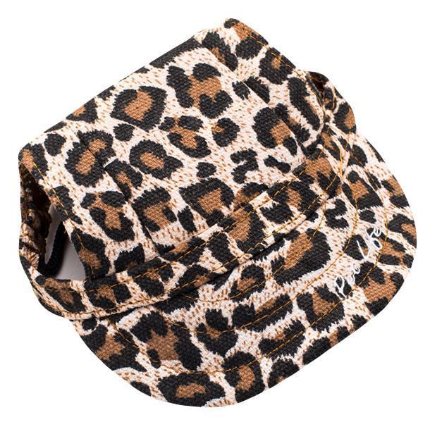 Cheetah Bonita UV Protectant Adjustable Dog Hat Cap