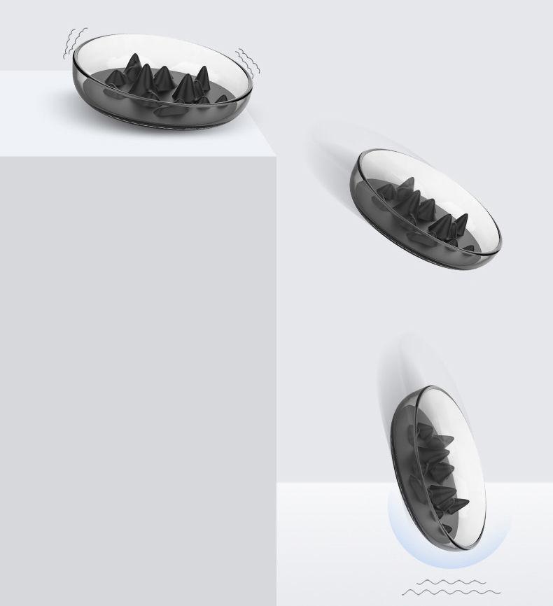 Cirlicue Mountain Shaped Modern Slow Feeding Pet Bowl