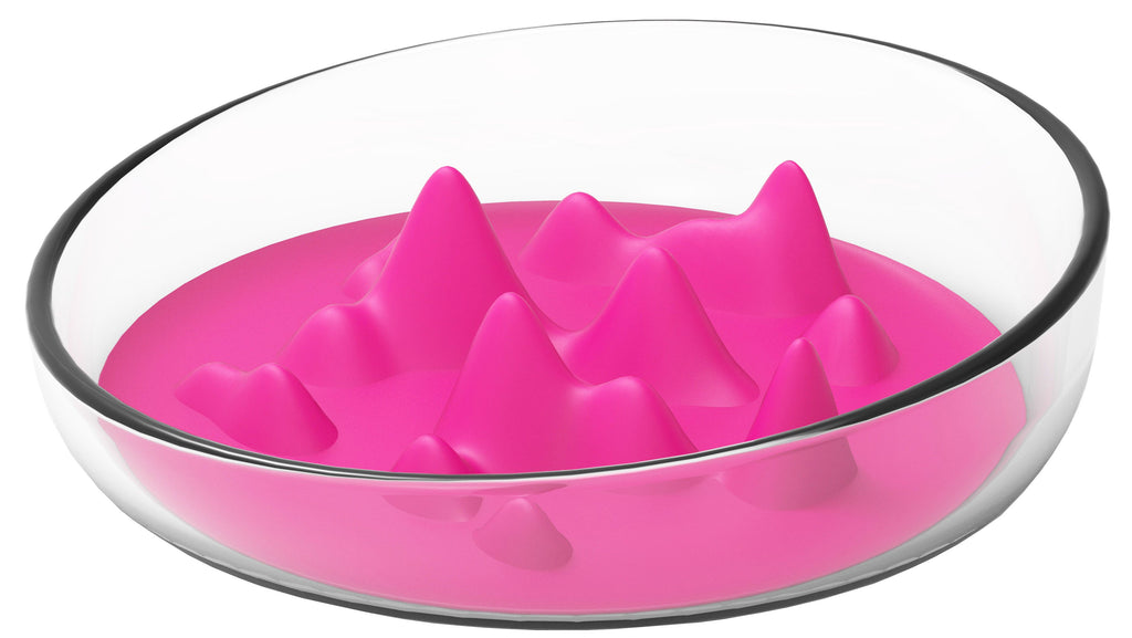 Cirlicue Mountain Shaped Modern Slow Feeding Pet Bowl