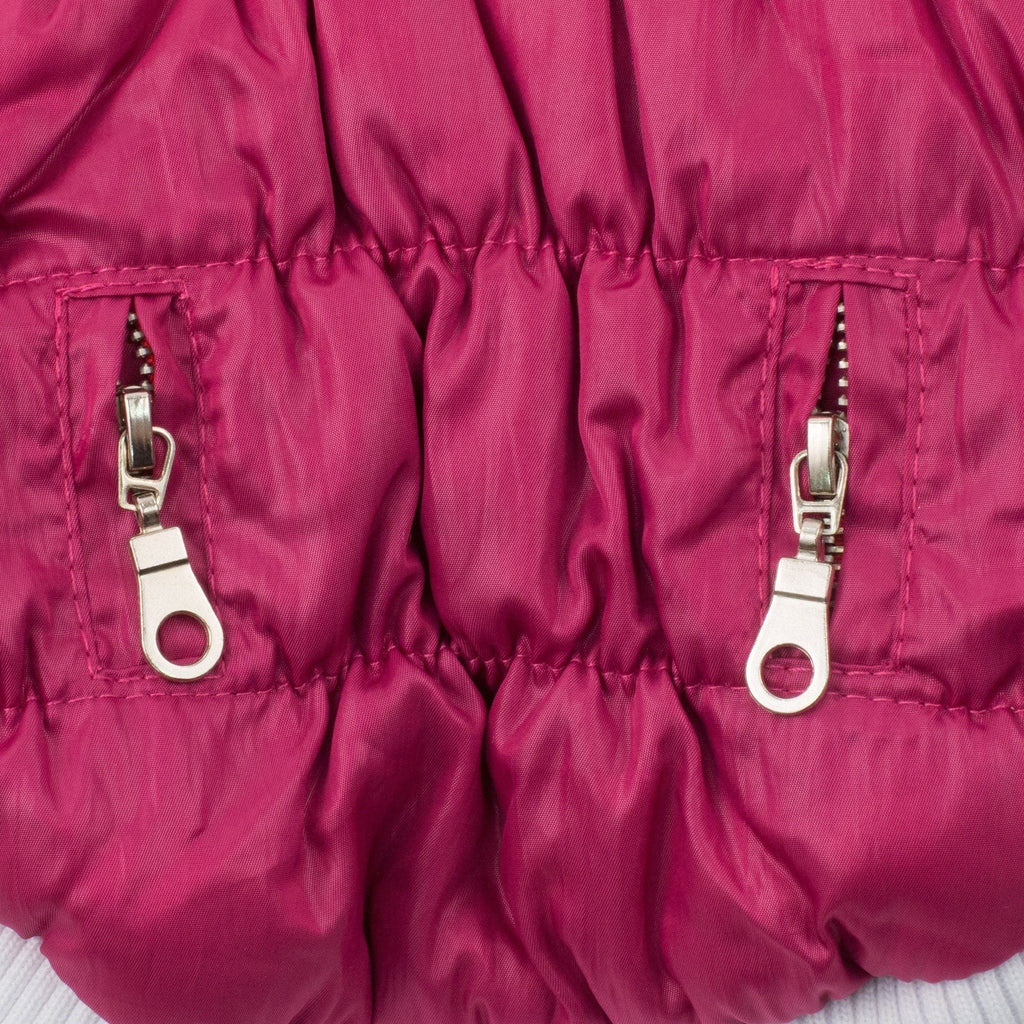 Classic Metallic Fashion 3M Insulated Dog Coat Parka with Removable Hood – Solid Colors