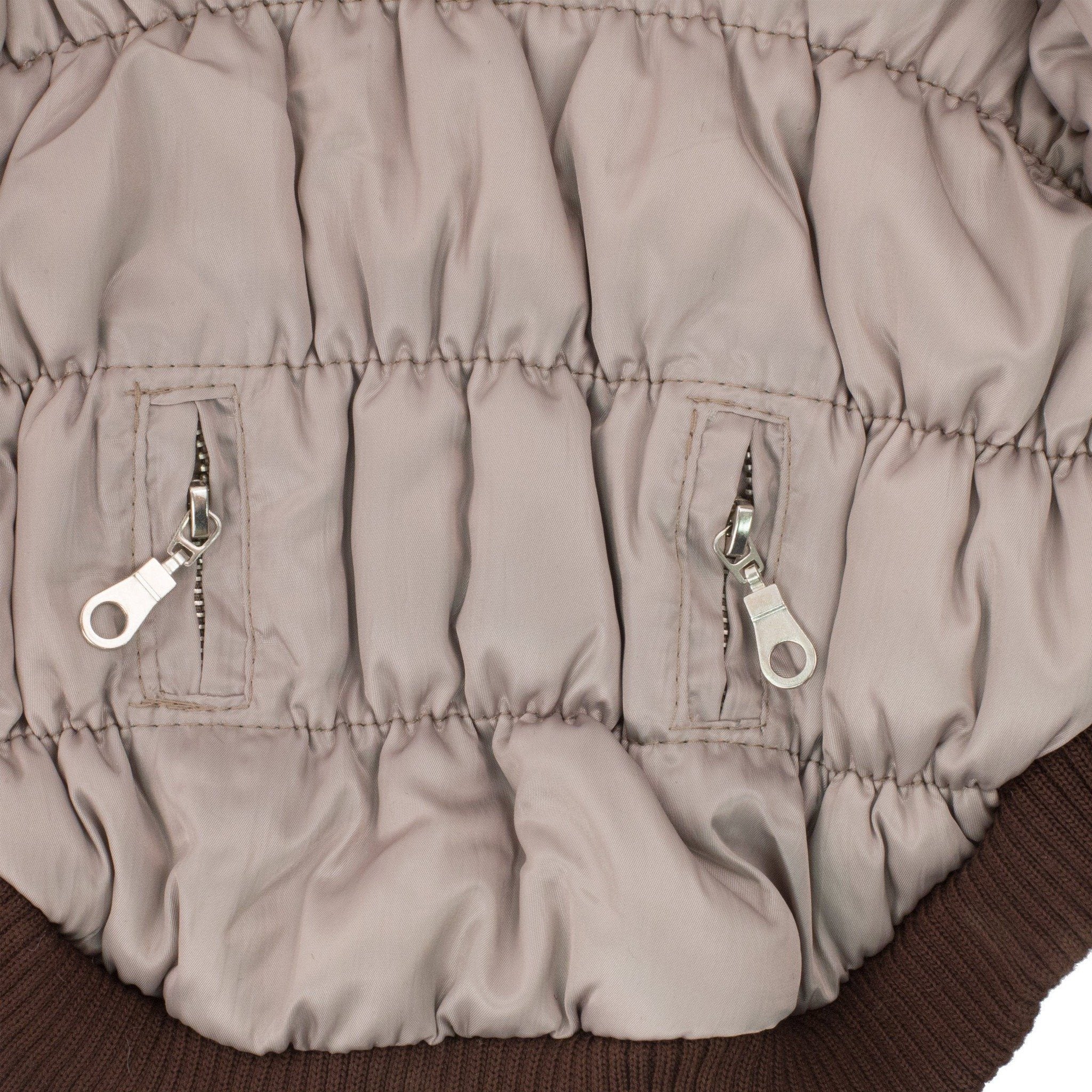 Classic Metallic Fashion 3M Insulated Dog Coat Parka with Removable Hood – Solid Colors