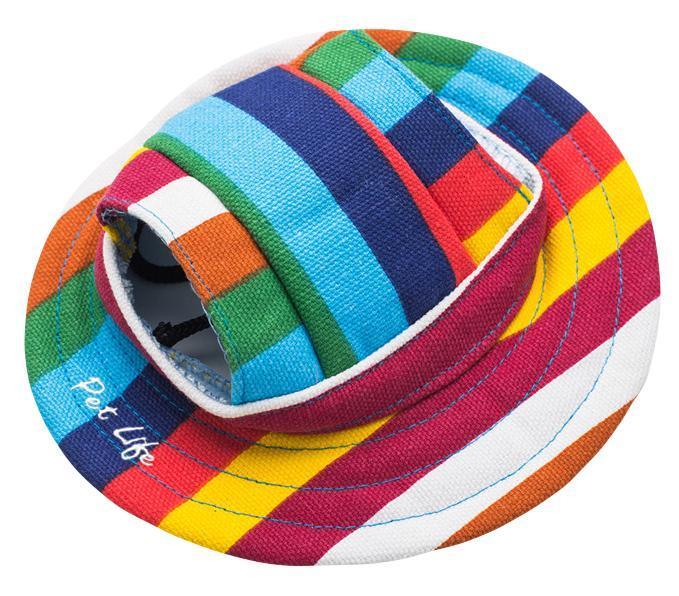 Colorfur UV Protectant Canopy Brimmed Dog Hat Cap