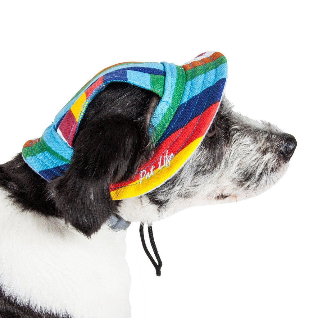 Colorfur UV Protectant Canopy Brimmed Dog Hat Cap