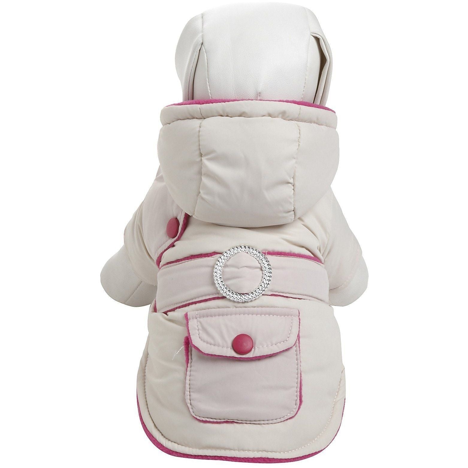 Dual-Toned 3M Insulated Diamond Jeweled Dog Jacket