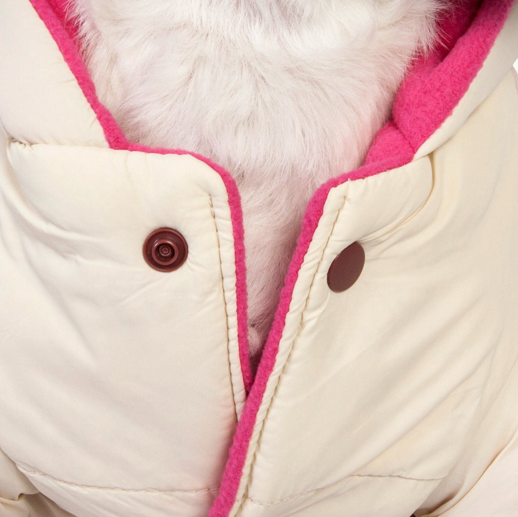 Dual-Toned 3M Insulated Diamond Jeweled Dog Jacket