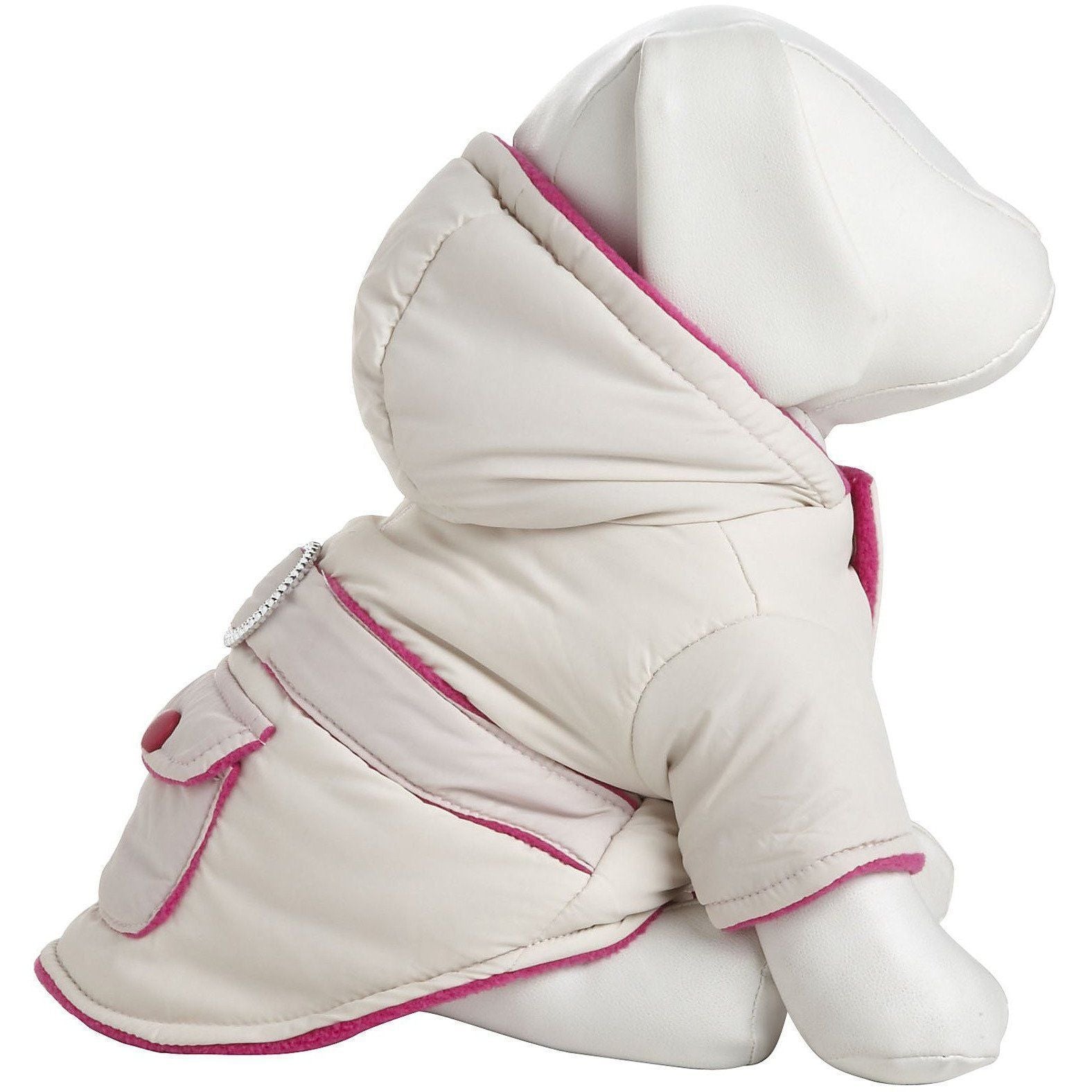Dual-Toned 3M Insulated Diamond Jeweled Dog Jacket