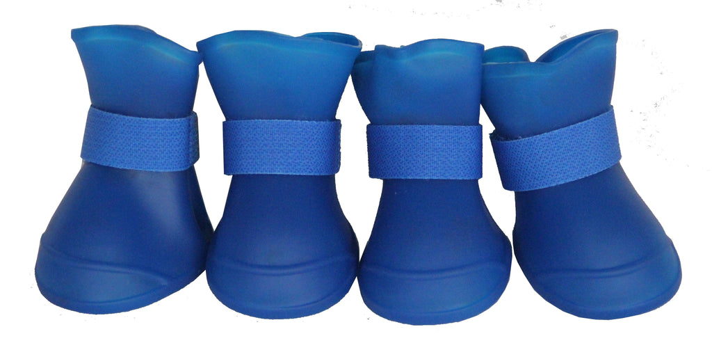 Elastic Protective Multi-Usage All-Terrain Rubberized Dog Shoes – Set of 4