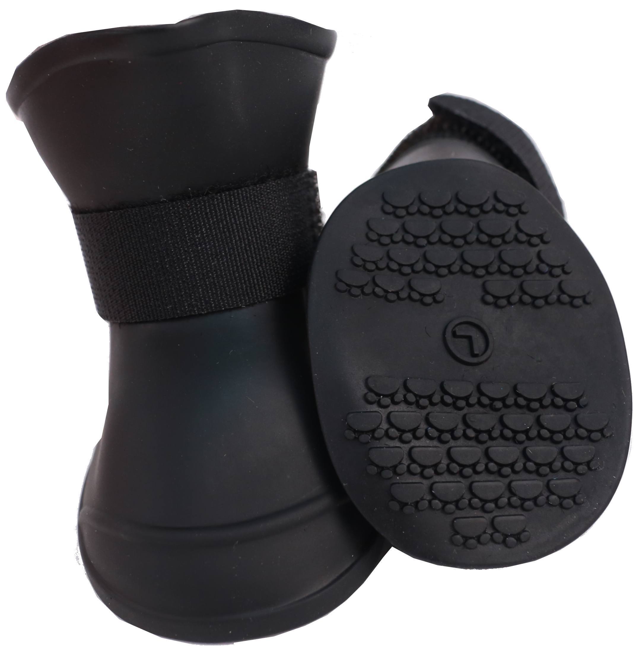 Elastic Protective Multi-Usage All-Terrain Rubberized Dog Shoes – Set of 4