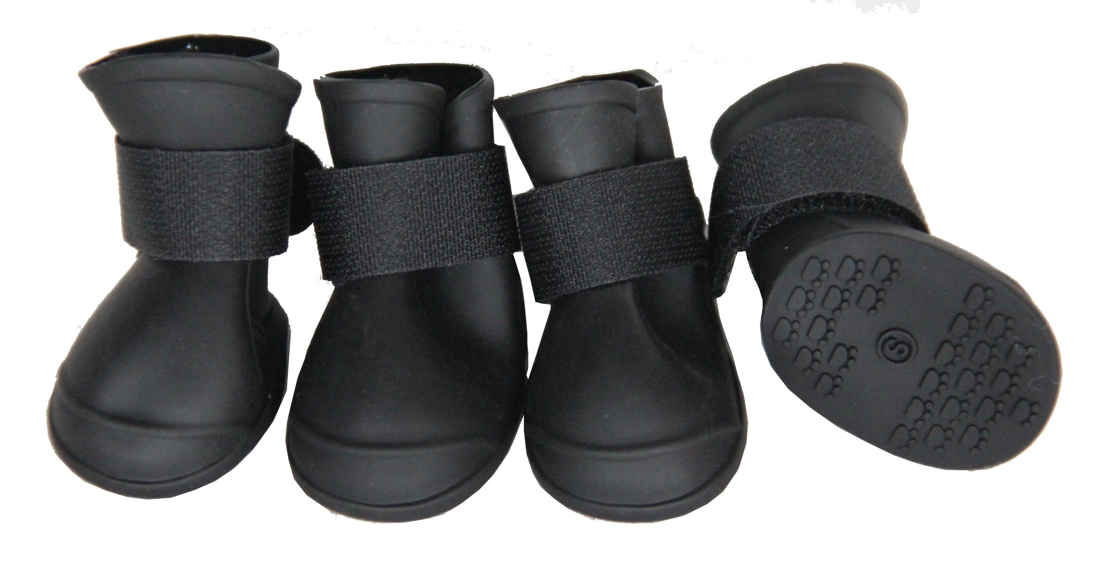 Elastic Protective Multi-Usage All-Terrain Rubberized Dog Shoes – Set of 4