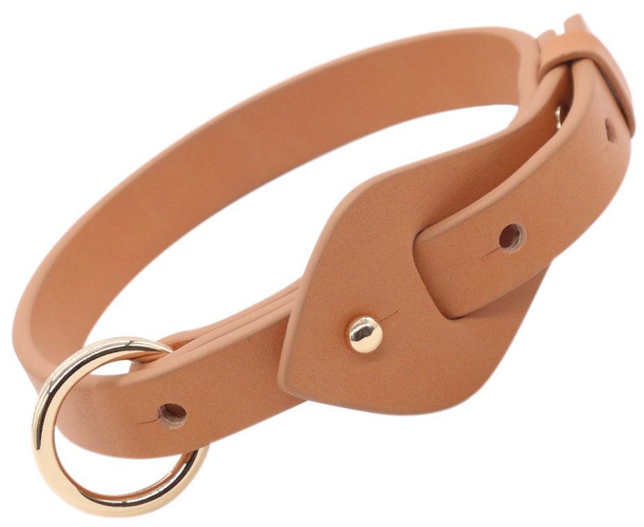 Ever-Craft Boutique Adjustable Designer Leather Dog Collar