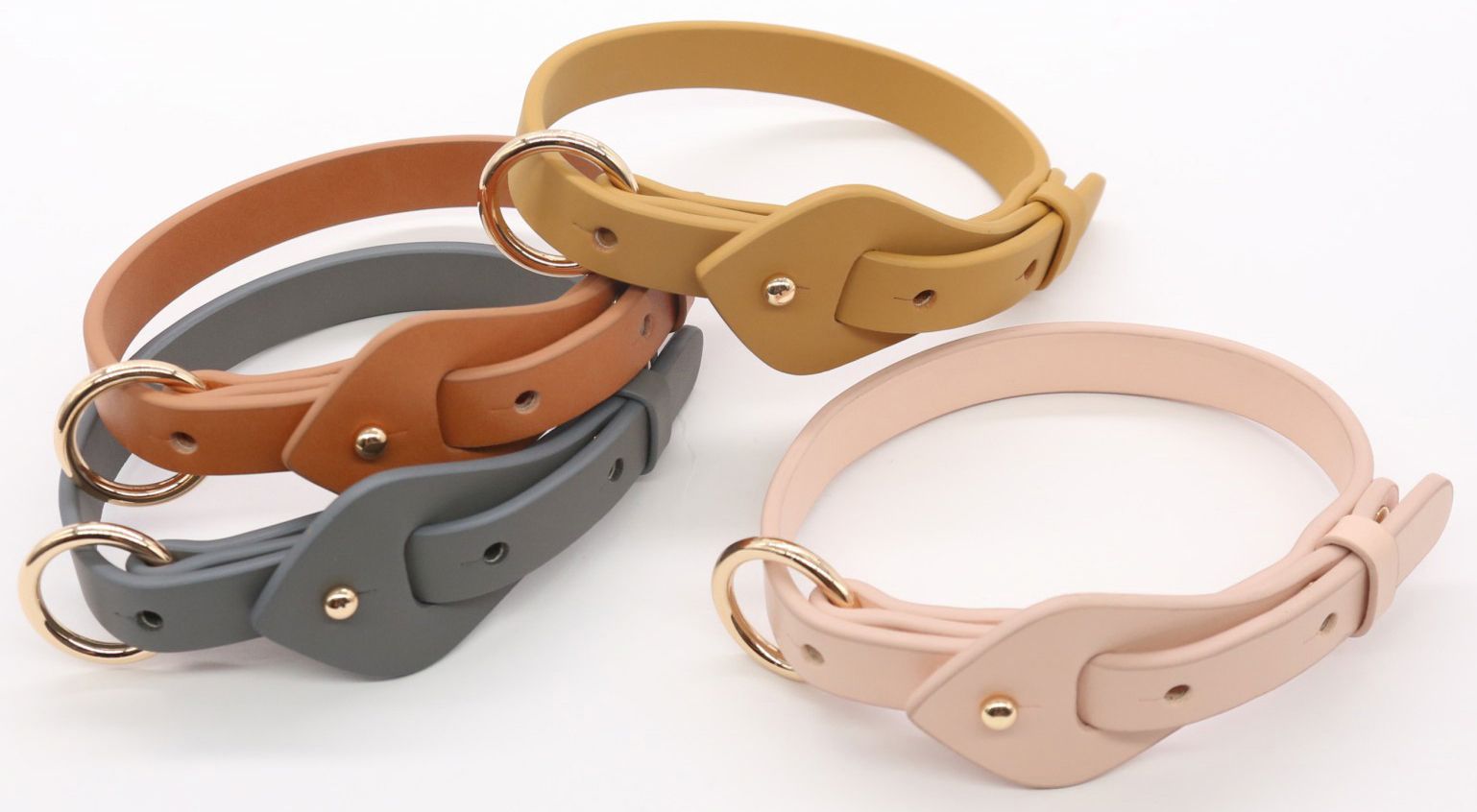 Ever-Craft Boutique Adjustable Designer Leather Dog Collar