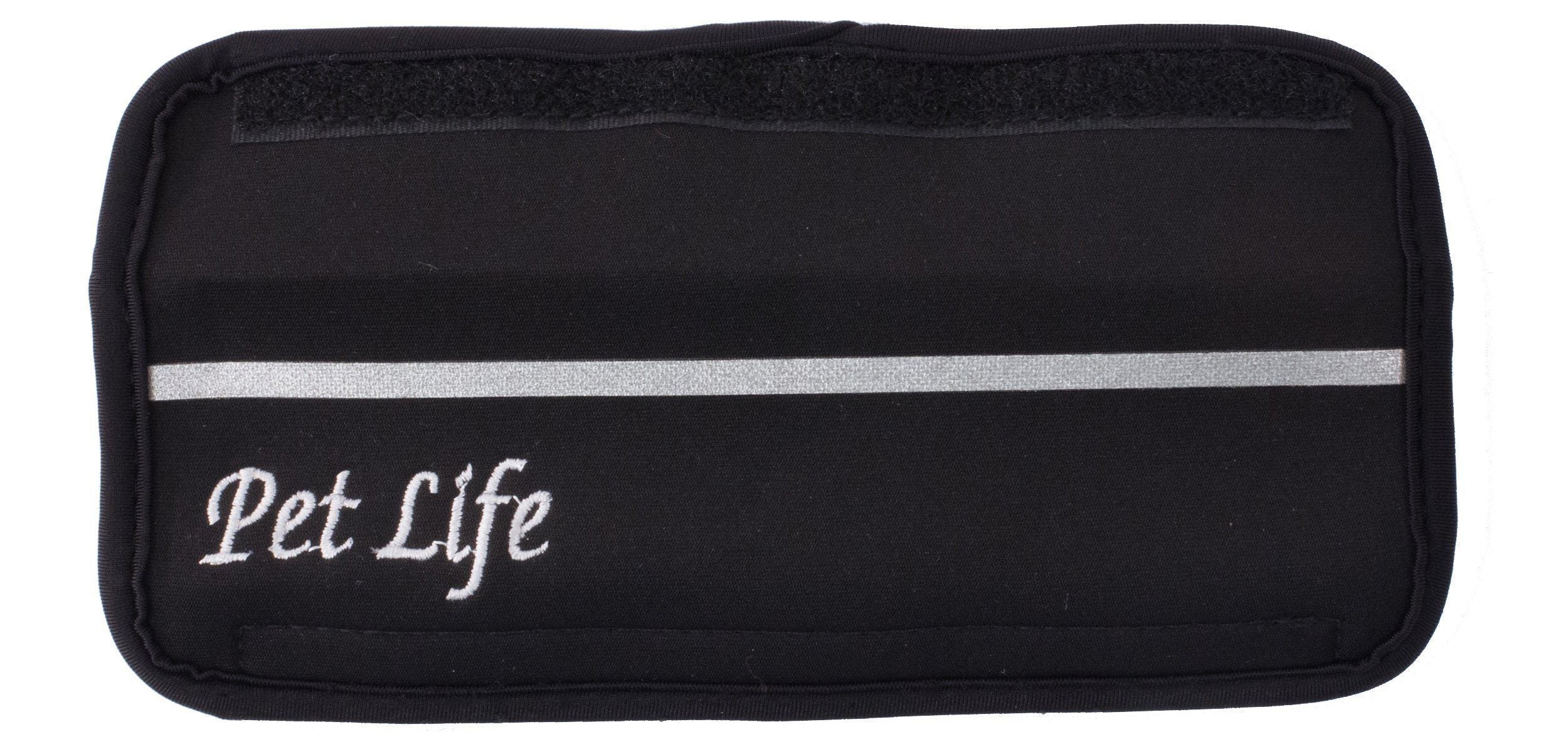 Pet Life ® 'Extreme-Neoprene' Joint Protective Safety Recovery and Reflective Pet Dog Sleeves - Set of 4