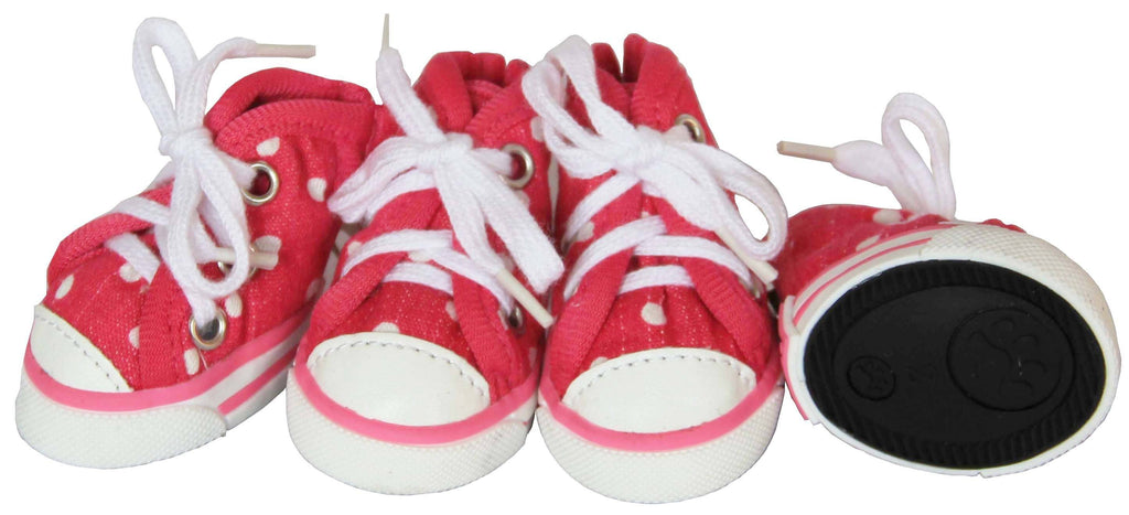 Extreme-Skater Canvas Casual Grip Dog Shoes Sneakers – Set of 4