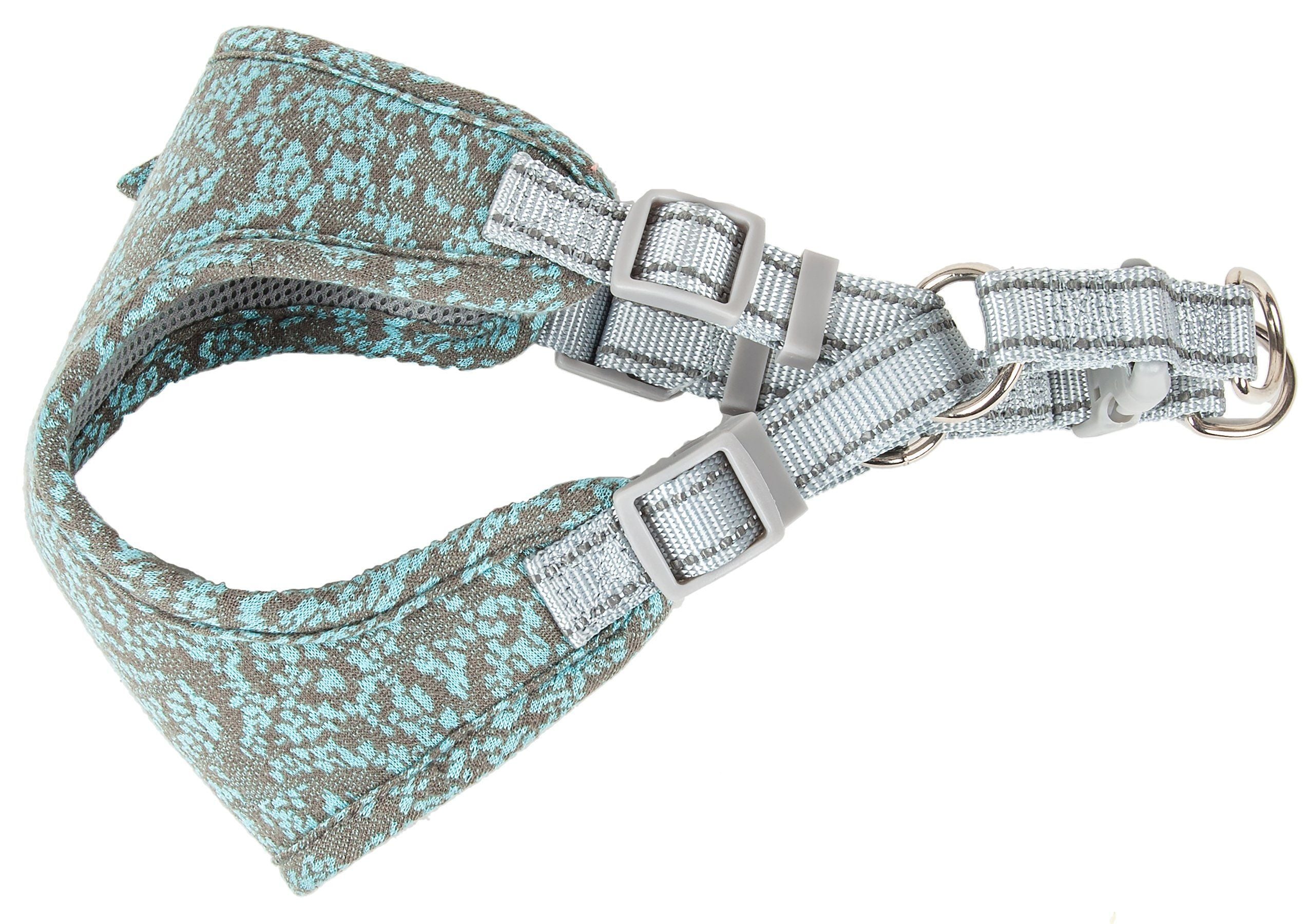 Fidomite Mesh Adjustable Dog Harness with Designer Bowtie