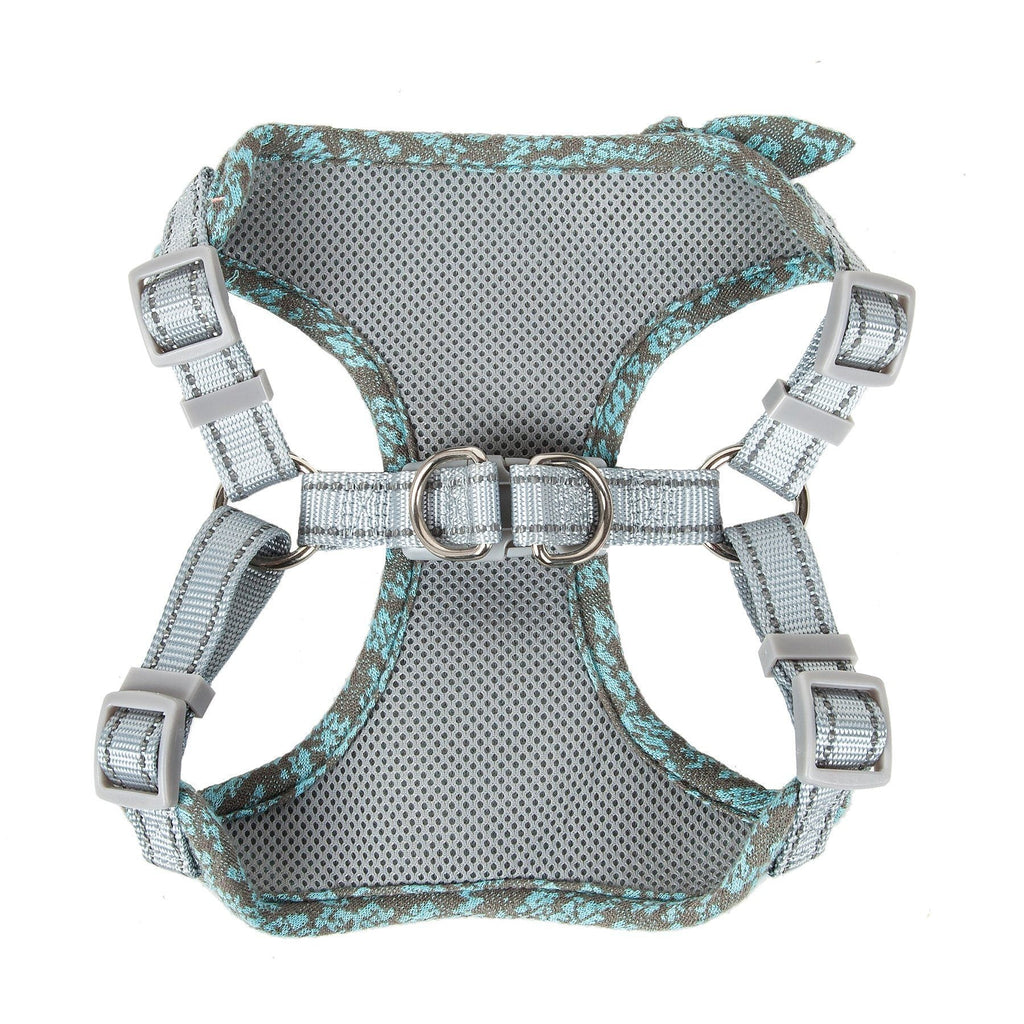 Fidomite Mesh Adjustable Dog Harness with Designer Bowtie