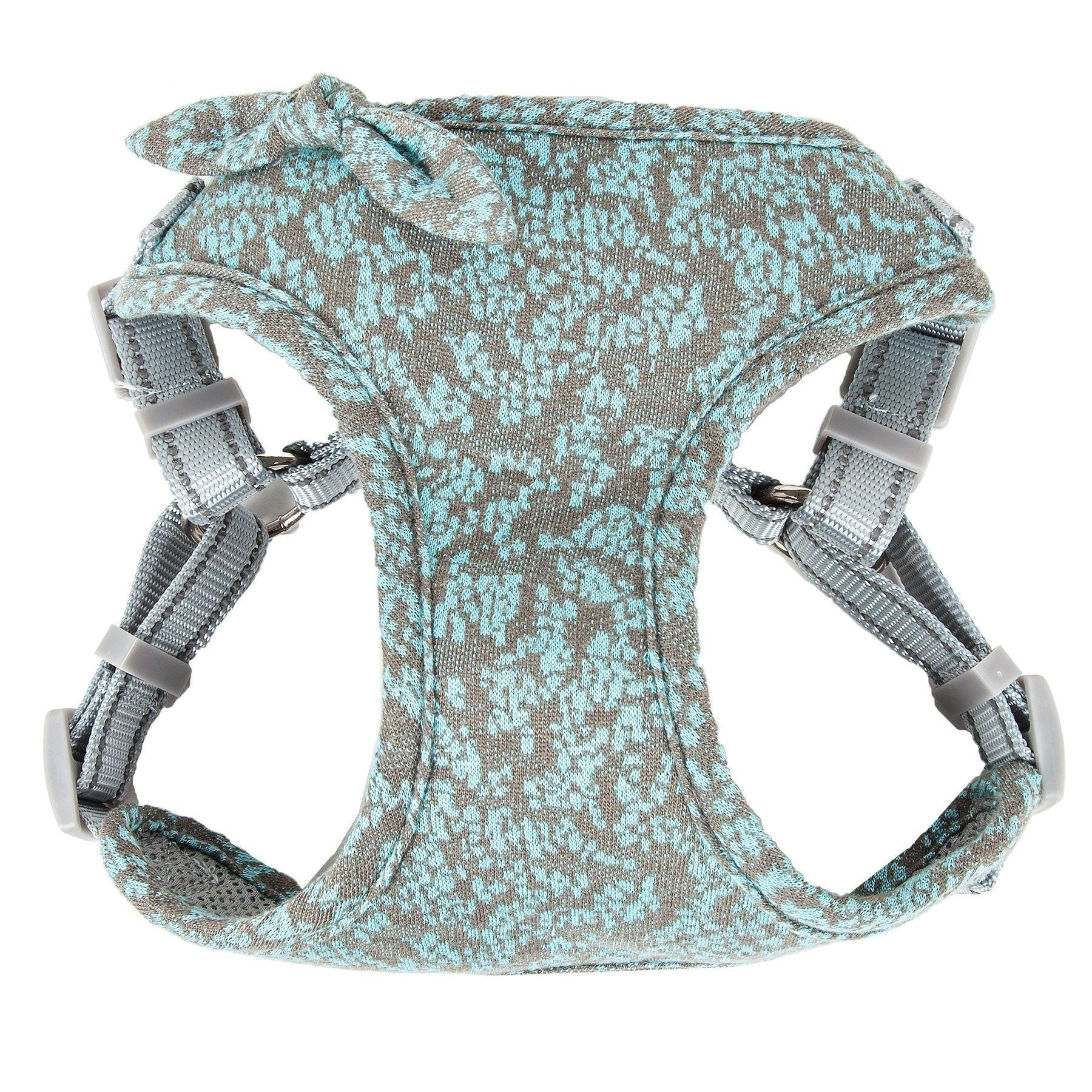 Fidomite Mesh Adjustable Dog Harness with Designer Bowtie