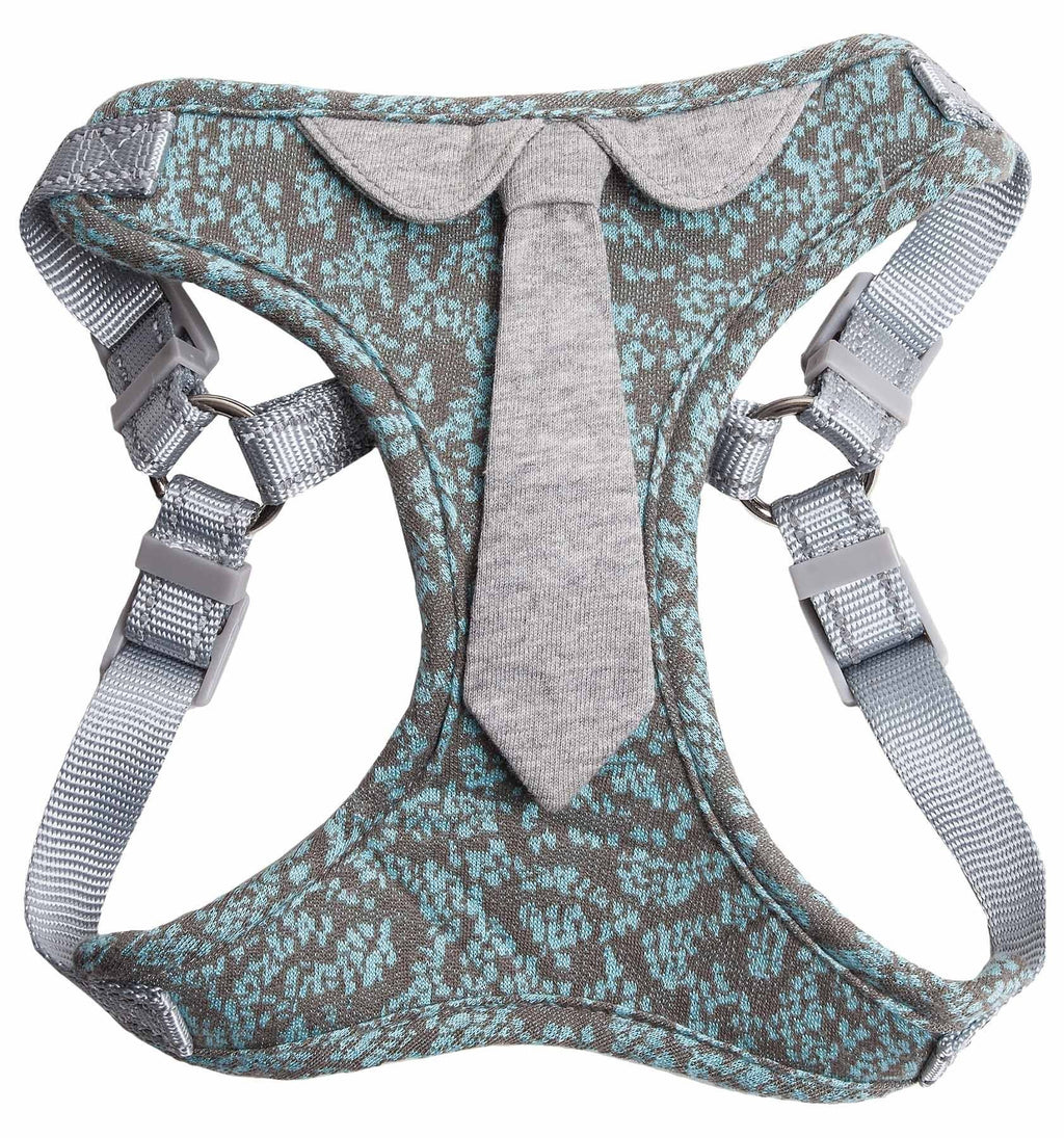 Fidomite Mesh Adjustable Dog Harness with Designer Neck Tie