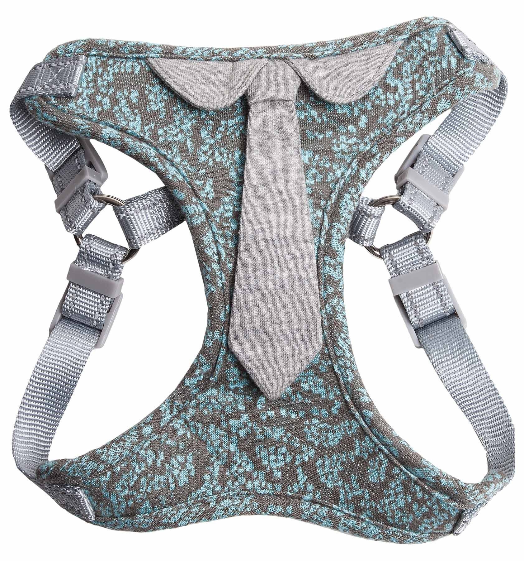 Fidomite Mesh Adjustable Dog Harness with Designer Neck Tie