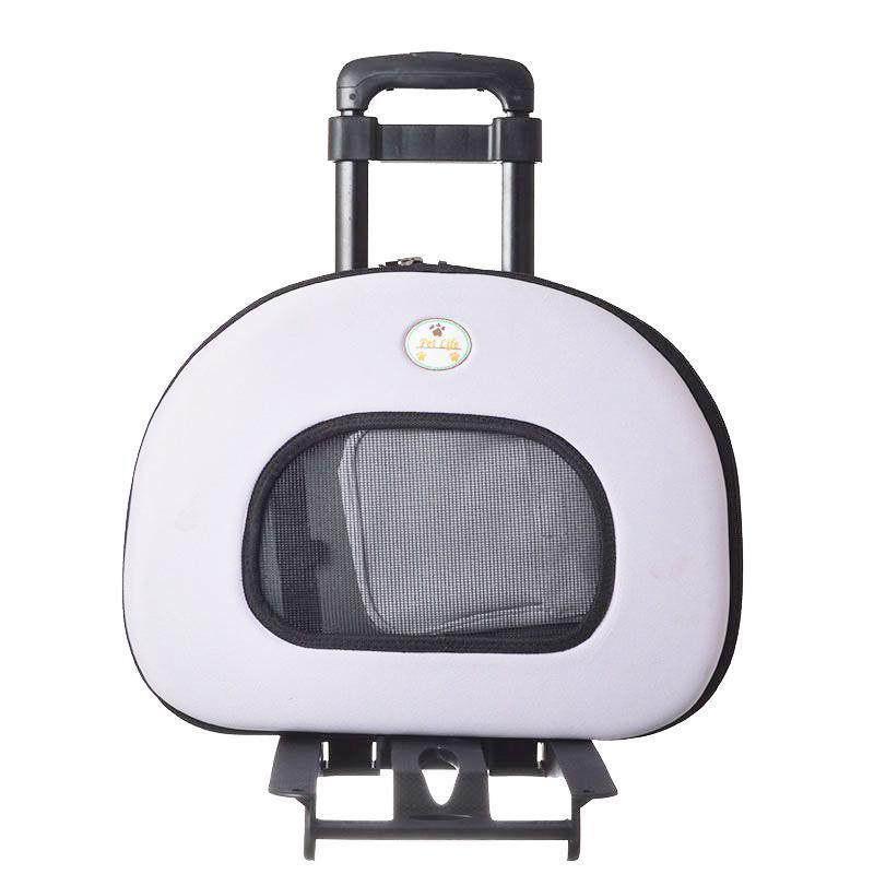Final Destination Airline Approved 2-in-1 Tough-Shell Wheeled Travel Dog Carrier Crate
