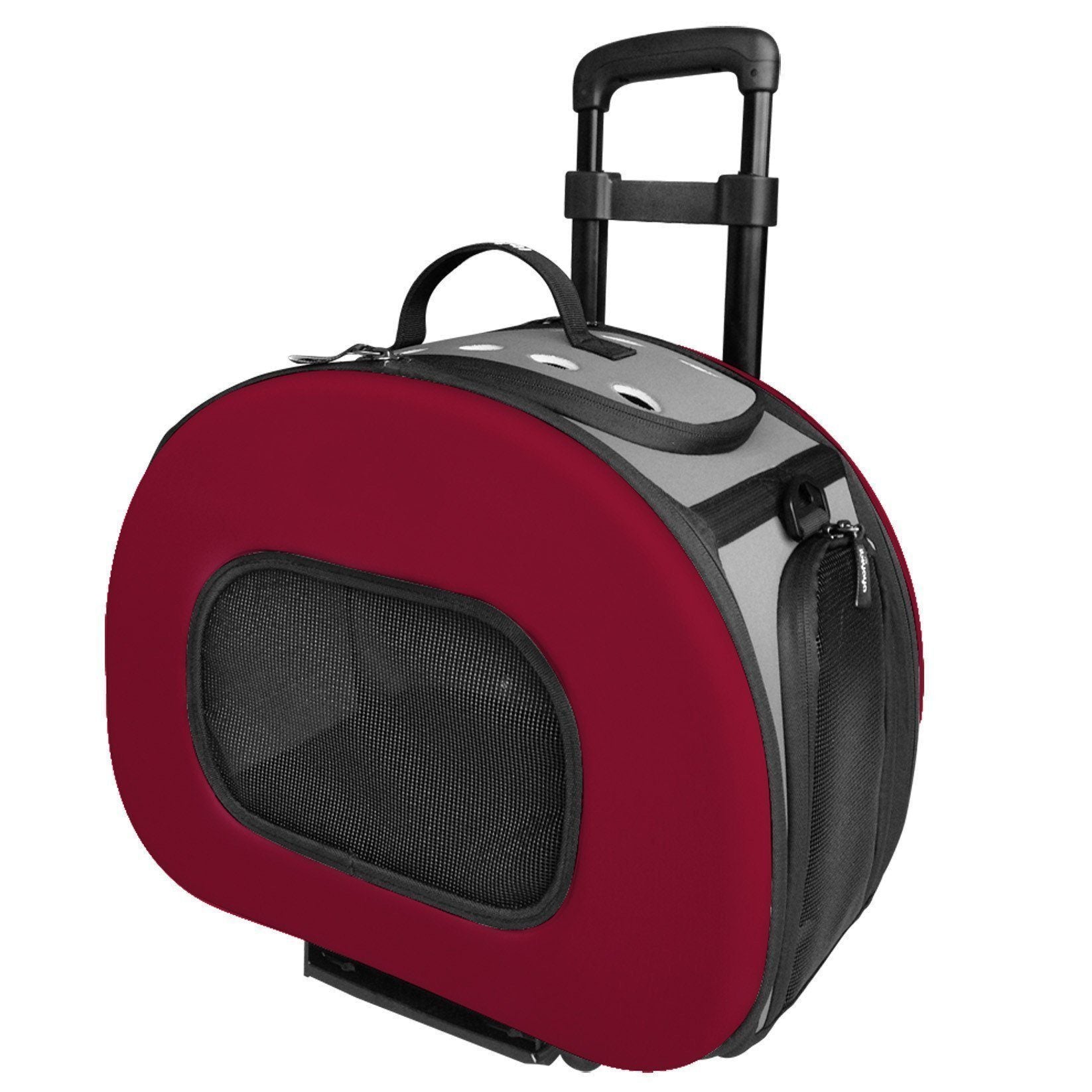 Final Destination Airline Approved 2-in-1 Tough-Shell Wheeled Travel Dog Carrier Crate