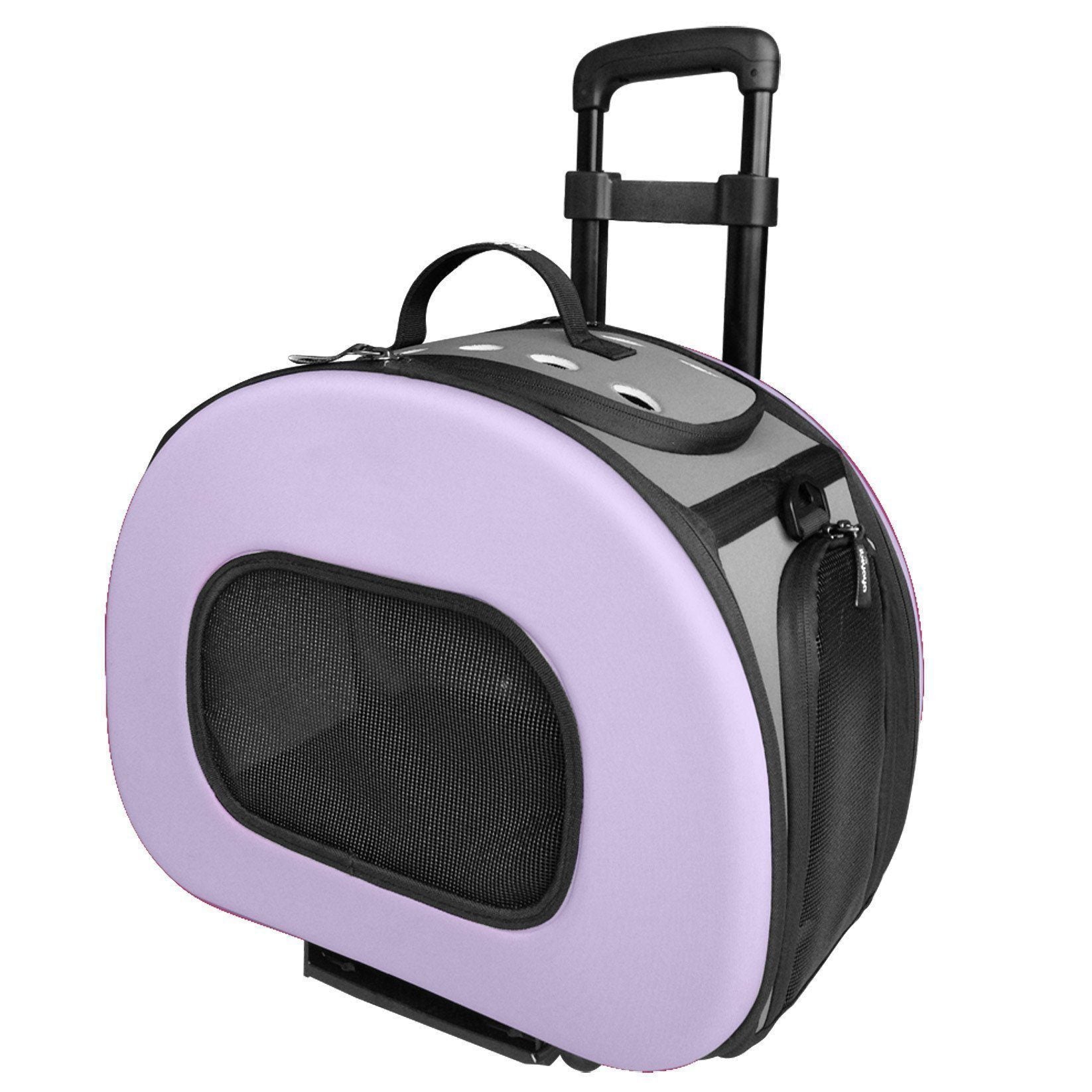 Final Destination Airline Approved 2-in-1 Tough-Shell Wheeled Travel Dog Carrier Crate