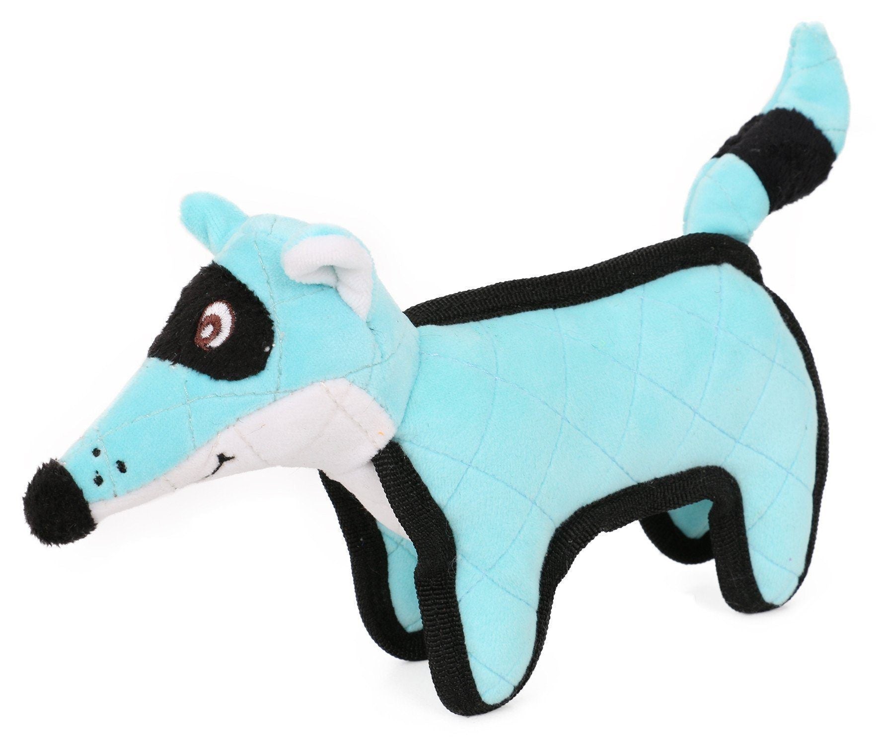 Foxy-Tail Animated Nylon Quilted Squeaker Plush Dog Toy