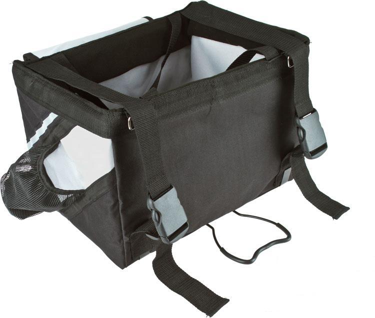 Fur-Cycle 2-in-1 Bicycle Attachment Soft Folding Travel Dog Carrier Crate