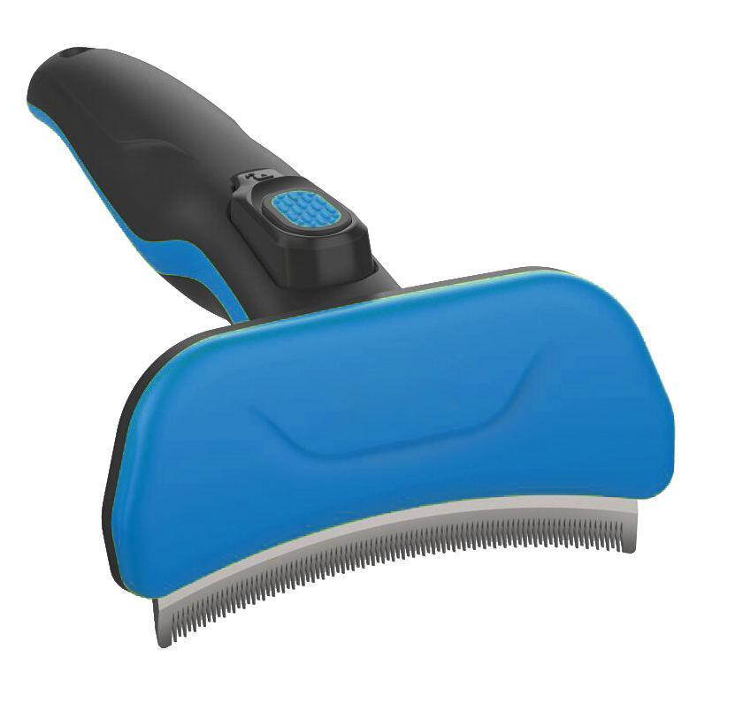 Fur-Guard Easy Self-Cleaning Grooming Deshedder Pet Comb