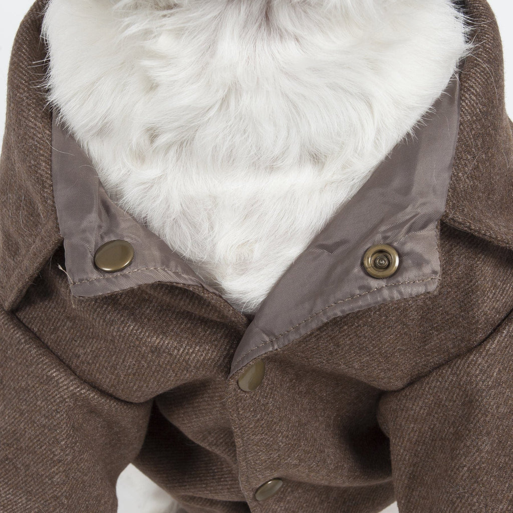 Galore Back-Buckled Fashion Wool Dog Jacket