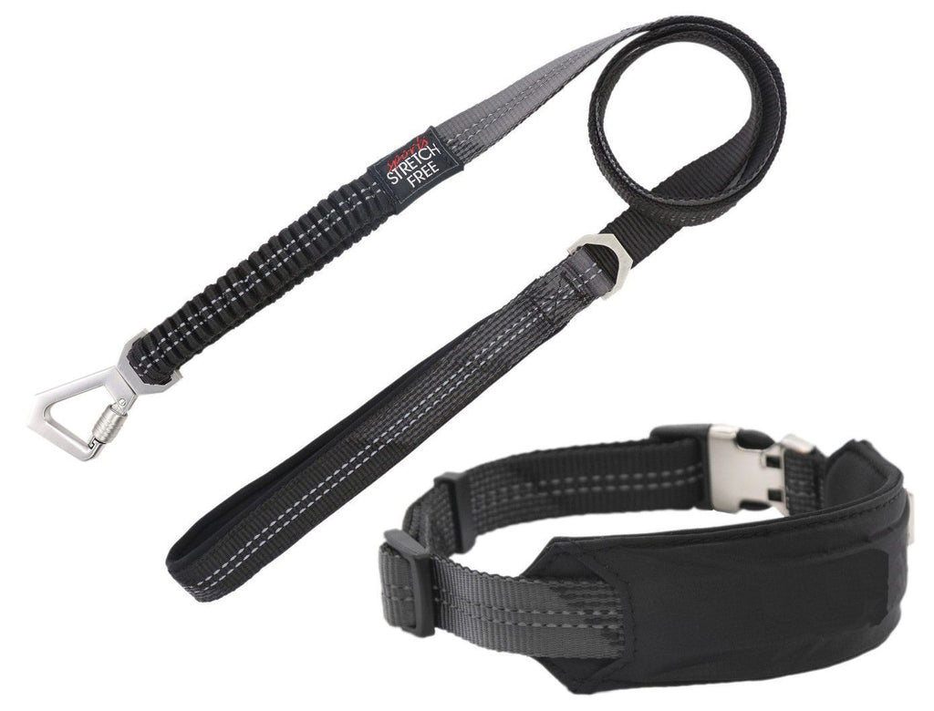 Geo-prene 2-in-1 Shock Absorbing Neoprene Reflective Dog Leash and Collar