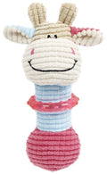 Giraffe-Cow Plush Squeaking and Rubber Teething Newborn Puppy Dog Toy