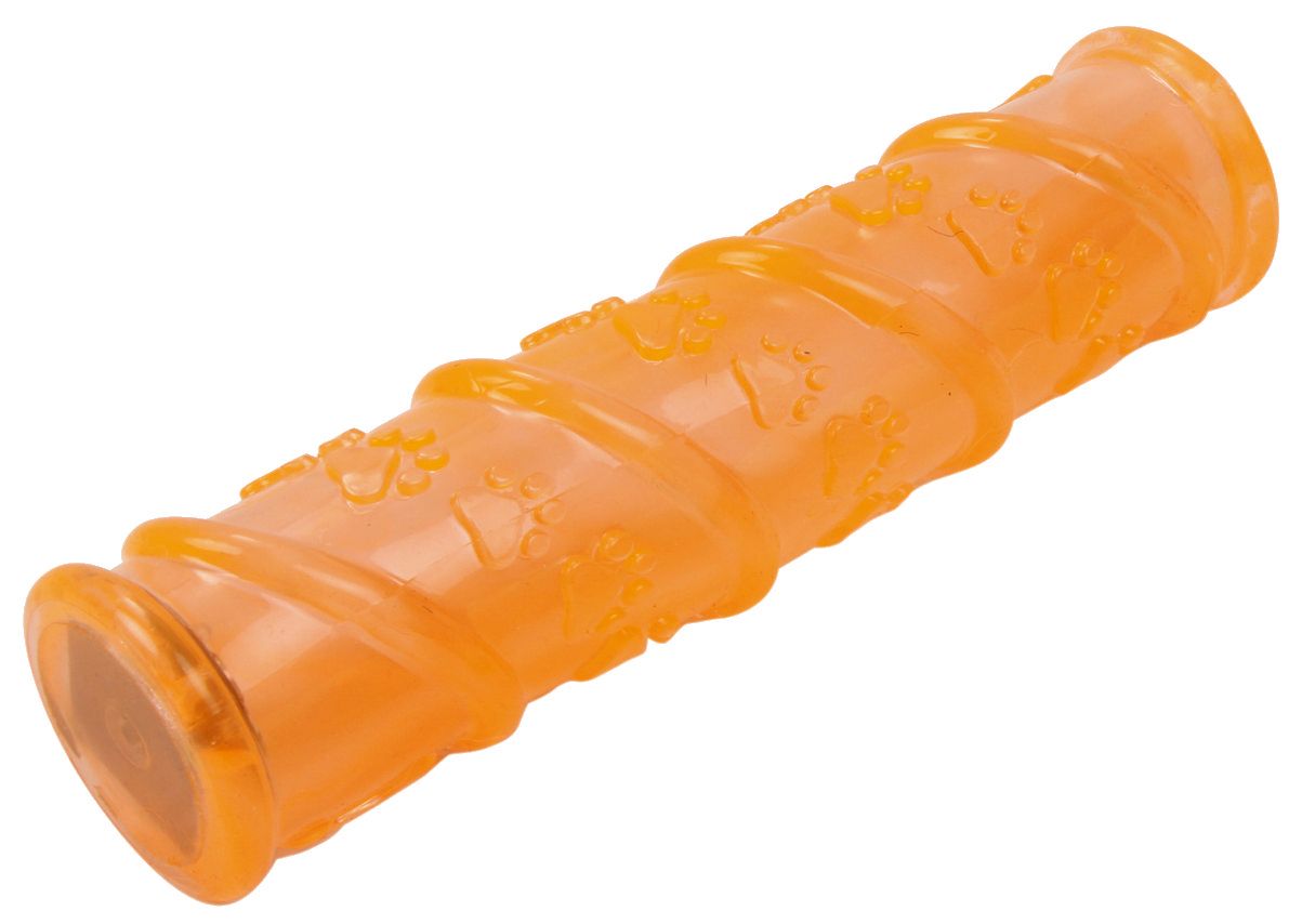 Glow-Stick TPR and LED Lighting Squeak and Chew Dog Toy