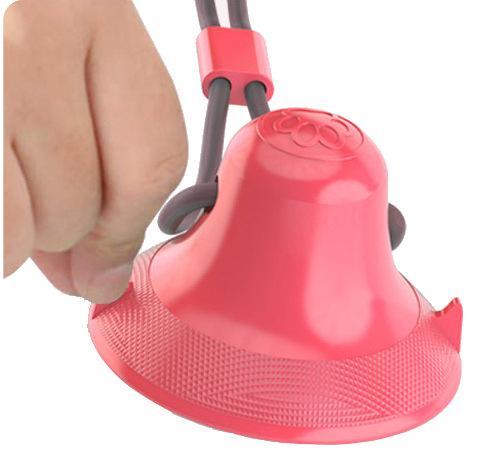 Grip N Play Treat Dispensing Ball Shaped Suction Cup Dog Toy