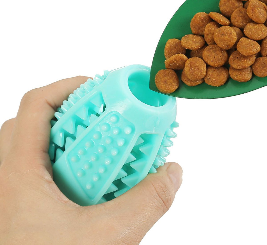 Grip N Play Treat Dispensing Football Shaped Suction Cup Dog Toy