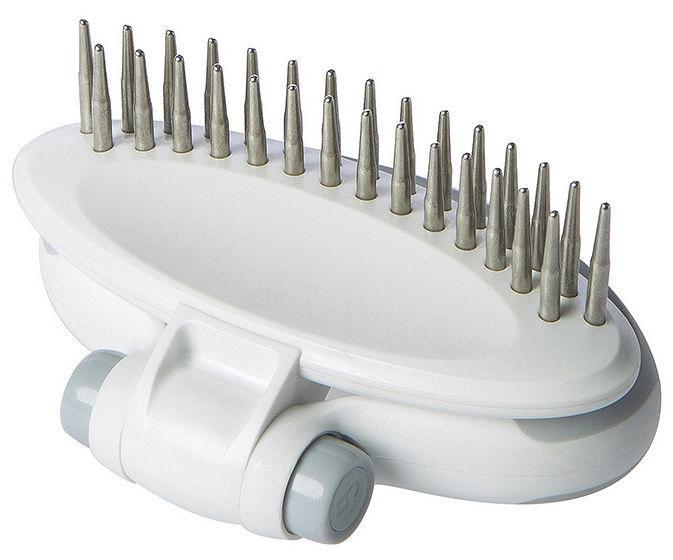 Gyrater Swivel Travel Dual-Rowed Grooming Undercoat Pet Rake