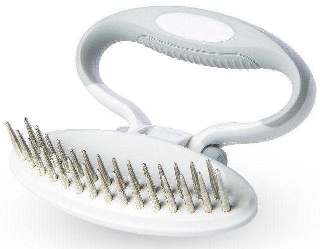 Gyrater Swivel Travel Dual-Rowed Grooming Undercoat Pet Rake