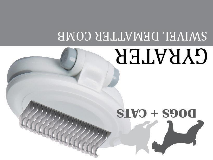 Gyrater Swivel Travel Grooming Dematting Pet Comb