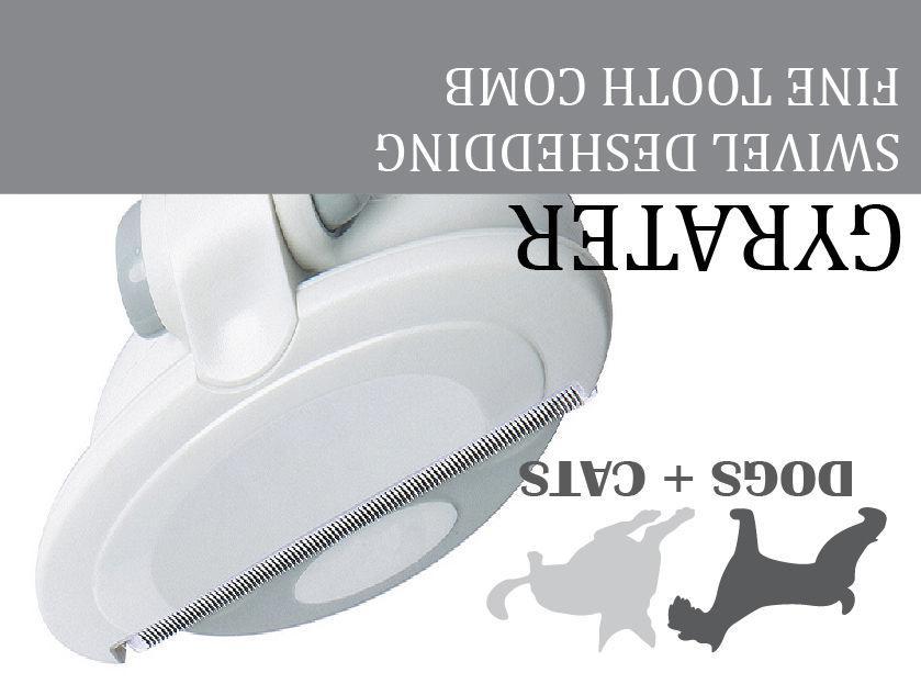 Gyrater Swivel Travel Grooming Deshedding Pet Comb