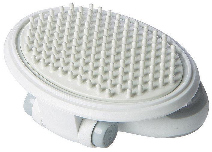 Gyrater Swivel Travel Silicone Massage Grooming Cat Brush