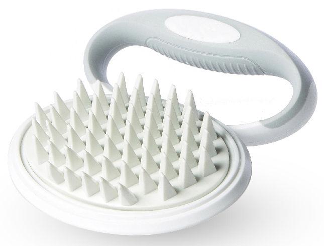 Gyrater Swivel Travel Silicone Massage Grooming Pet Brush