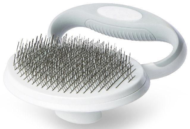 Gyrater Travel Self-Cleaning Swivel Grooming Slicker Pet Brush