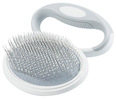Gyrater Travel Swivel Pet Grooming Slicker Brush