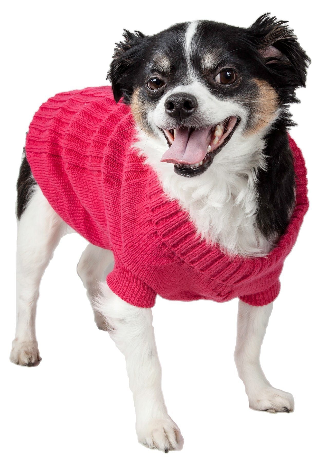 Heavy Cotton Rib-Collared Fashion Dog Sweater