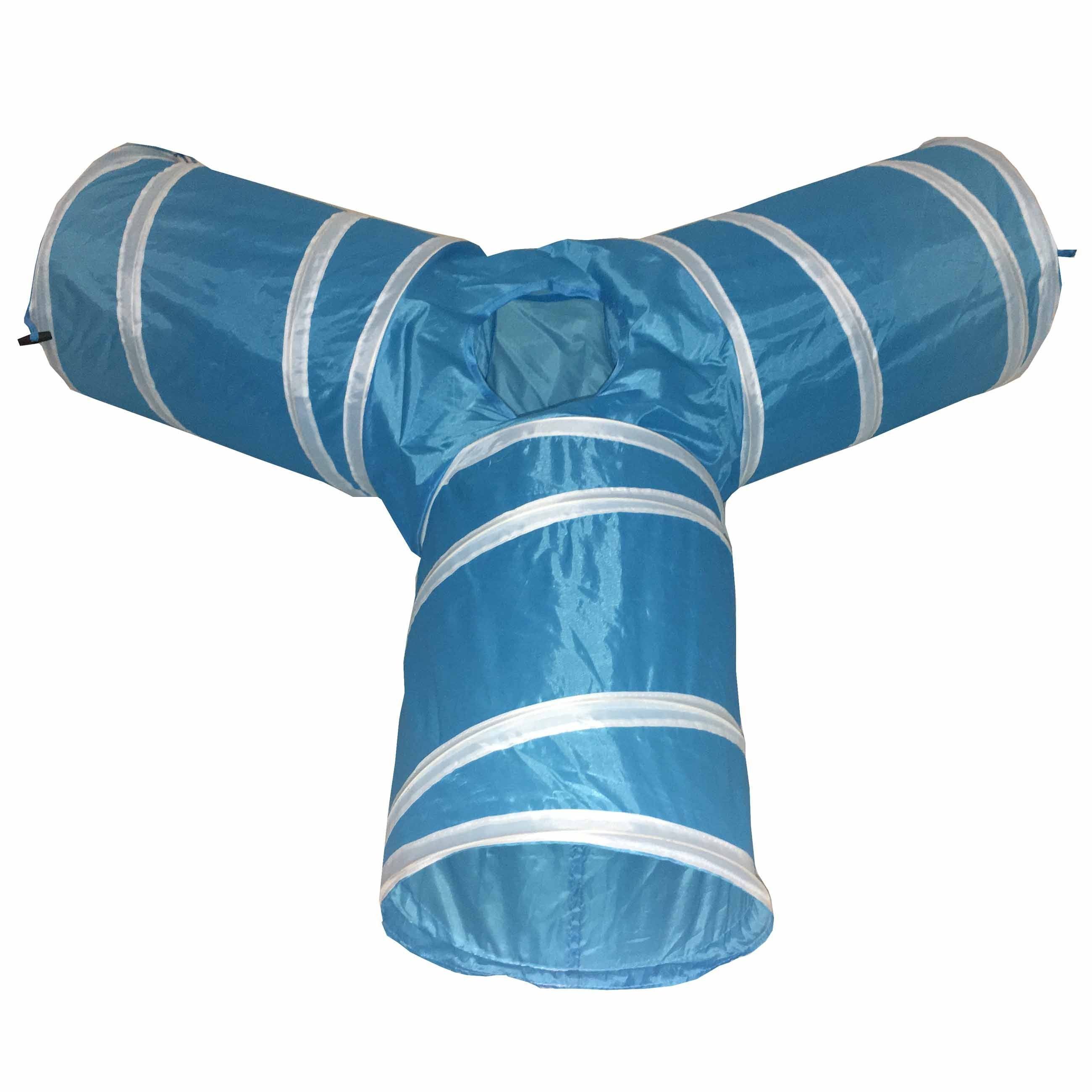 Kitting-Go-Seek Collapsible Folding Travel 3-Way Kitty Cat Tunnel